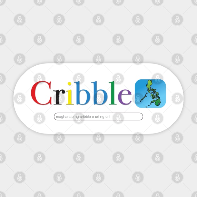 Cribble search Sticker by JAC3D